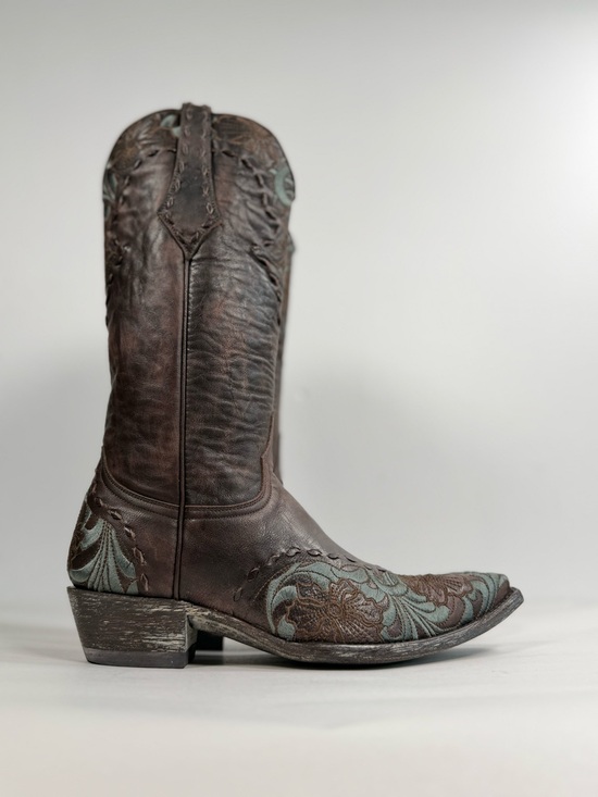 Old Gringo Shoes - Old Gringo Women's Erin Cowgirl Boots Size 7.5 B Floral Brown Leather Rodeo